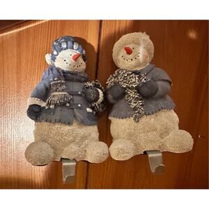 Christmas Snowman Stocking Hanger